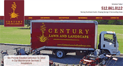 Desktop Screenshot of centurylawnandlandscape.com